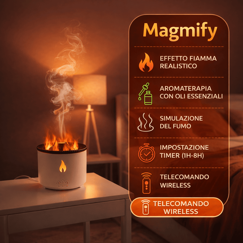 Magmify™ - Umidificatore Vulcano
